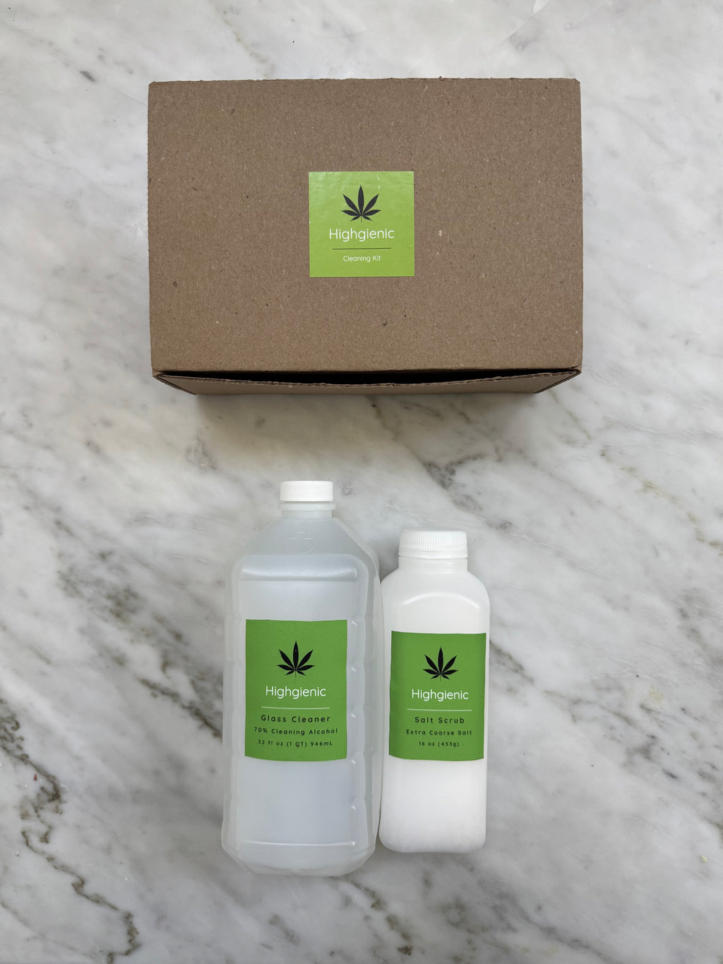 Highgienic Essentials Kit - Bong & Pipe Cleaning Kit