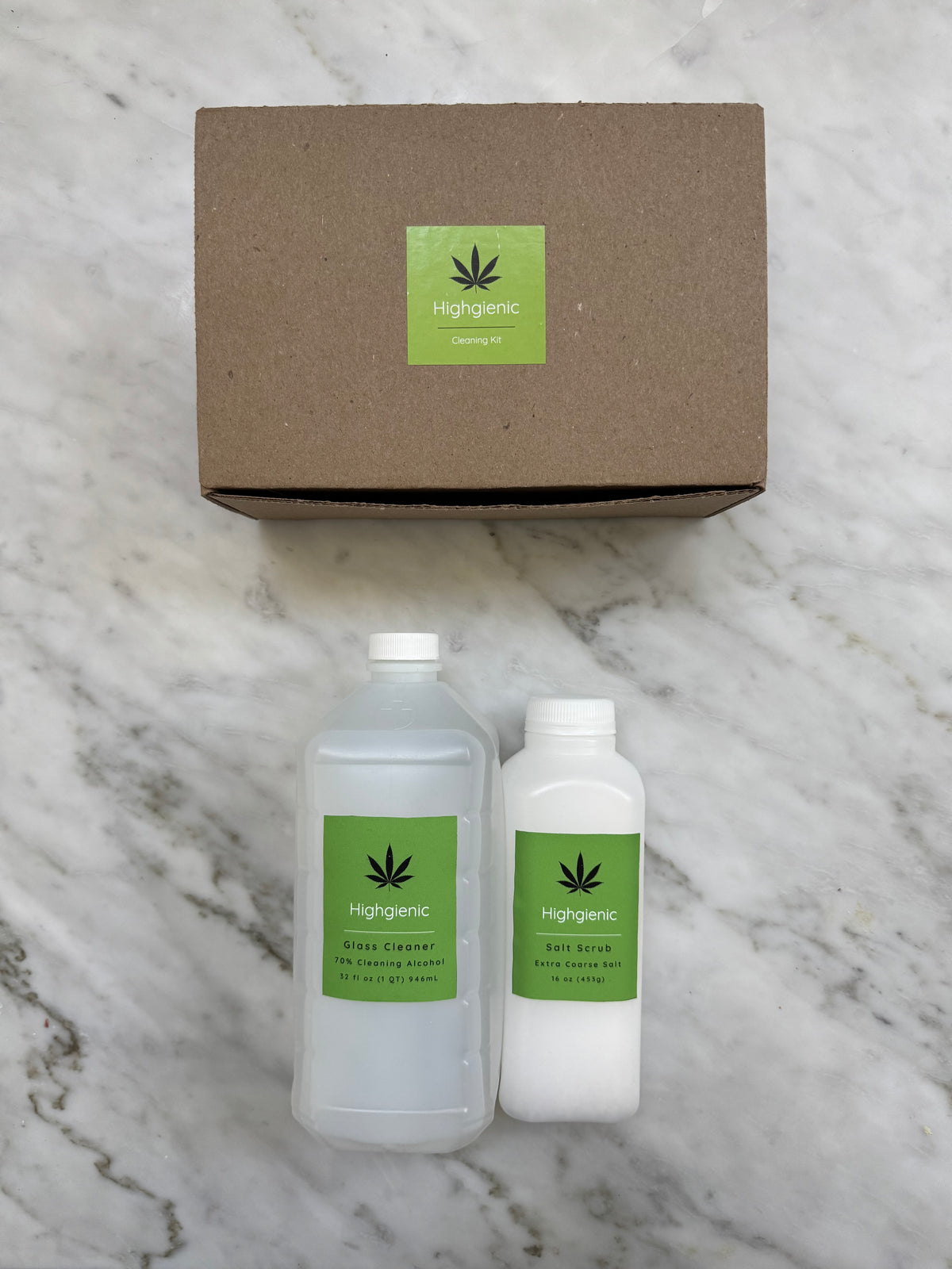 Highgienic Essentials Kit - Bong & Pipe Cleaning Kit